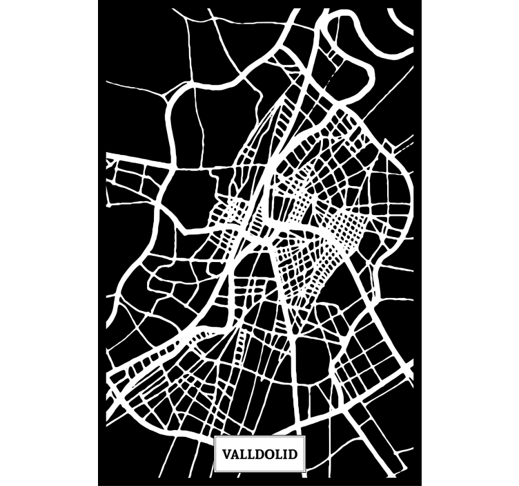 Roleta do obývacího pokoje mapa topografická valladolid - TenStickers