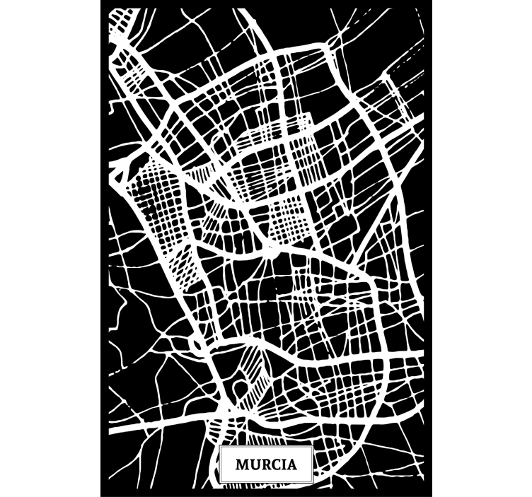Roleta do obývacího pokoje mapa topografická murcia - TenStickers