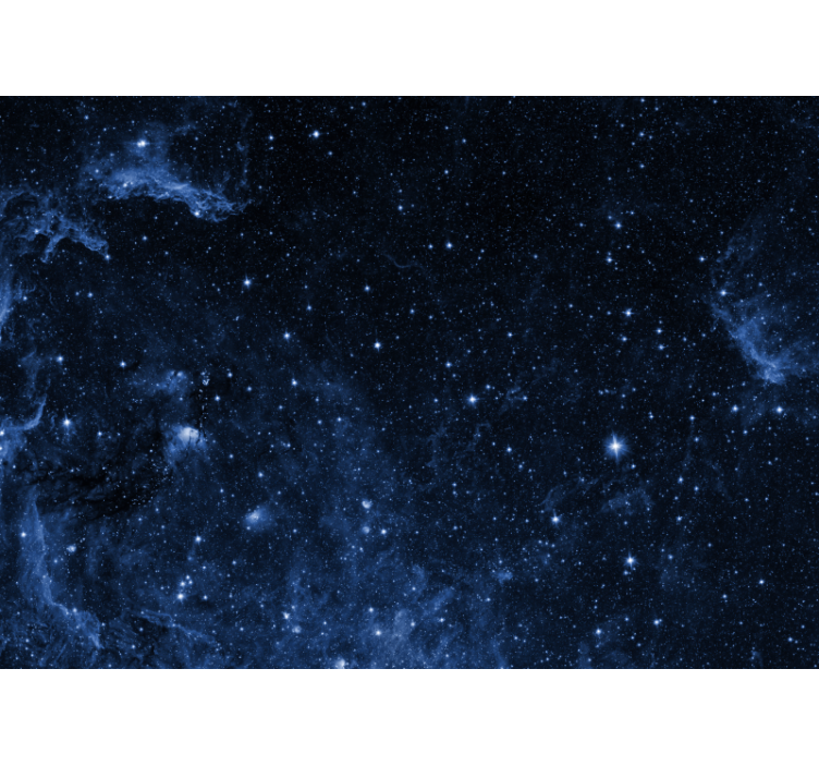 Černá roleta galaxie s hvězdnými souhvězdími - TenStickers