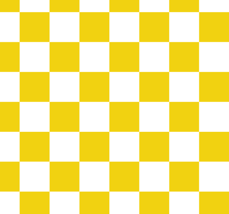 Žlutá roleta s kostkovaným vzorem - TenStickers