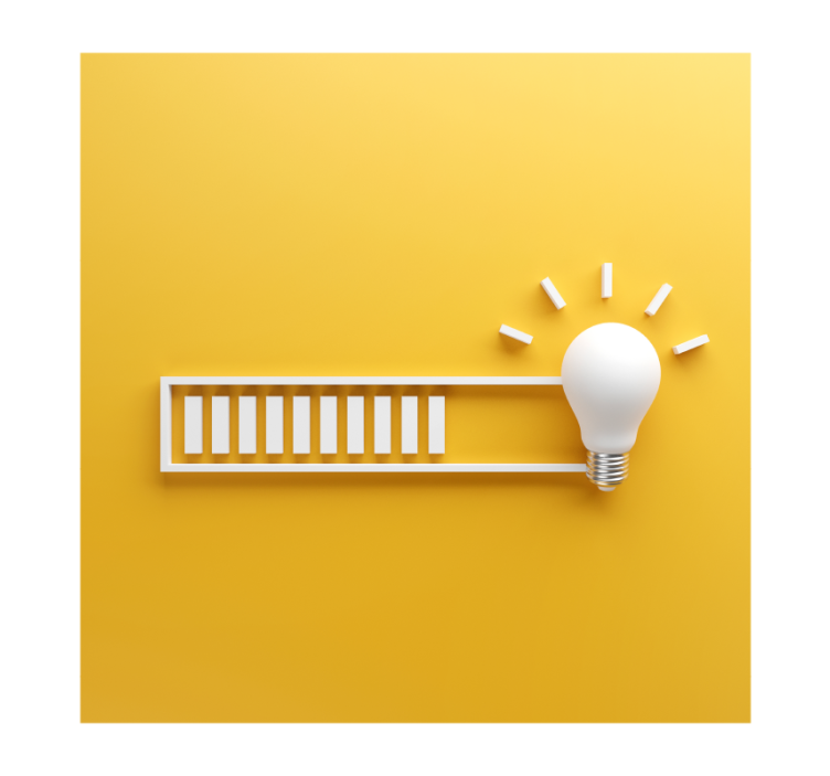 Žlutá roleta s nápadem na žlutou energii - TenStickers