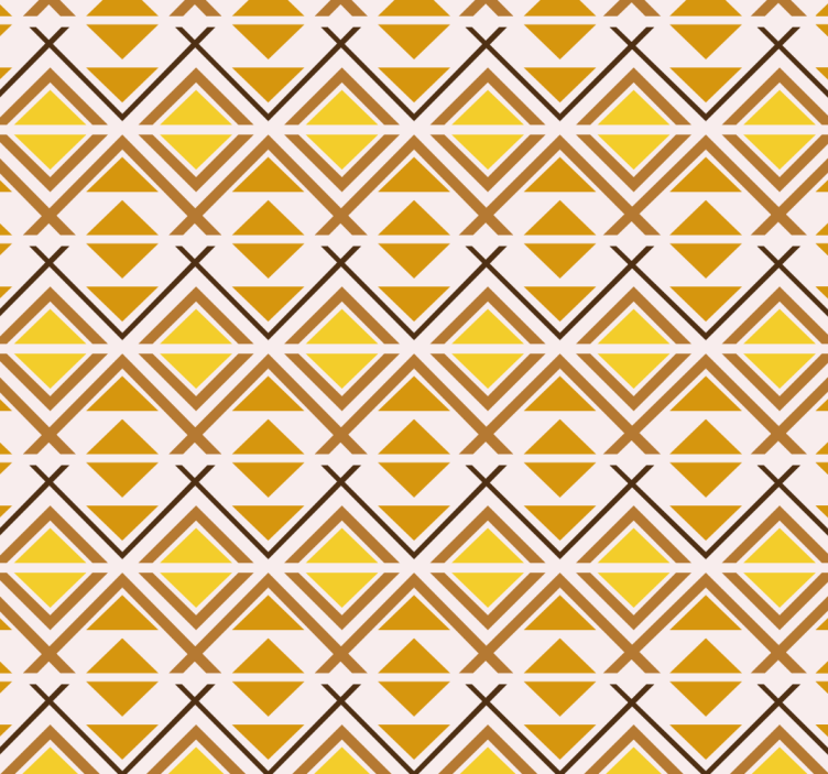 Žlutá roleta s geometrickým designem - TenStickers