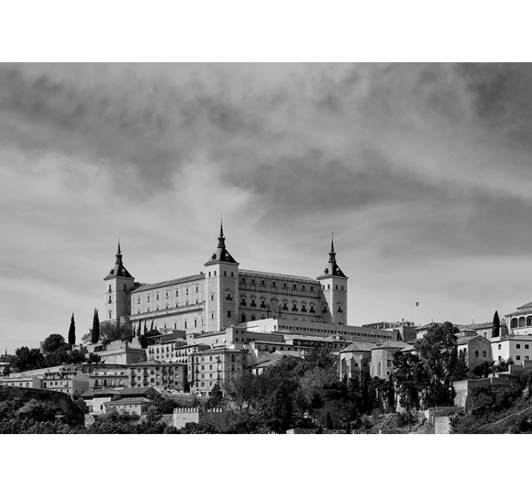 Šedá roleta alcázar v toledu - TenStickers