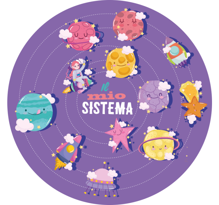 Fialová roleta můj systém - TenStickers