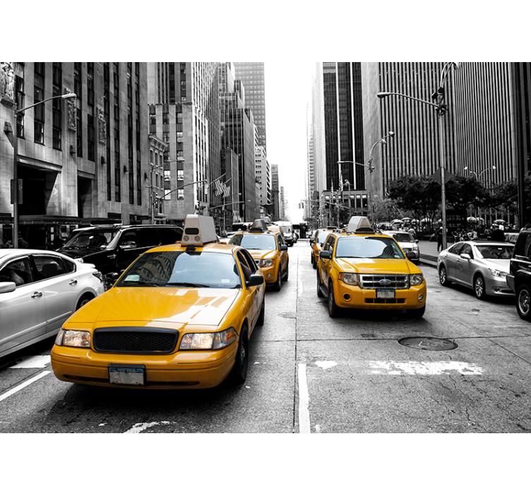 Roleta do obývacího pokoje new york taxi - TenStickers