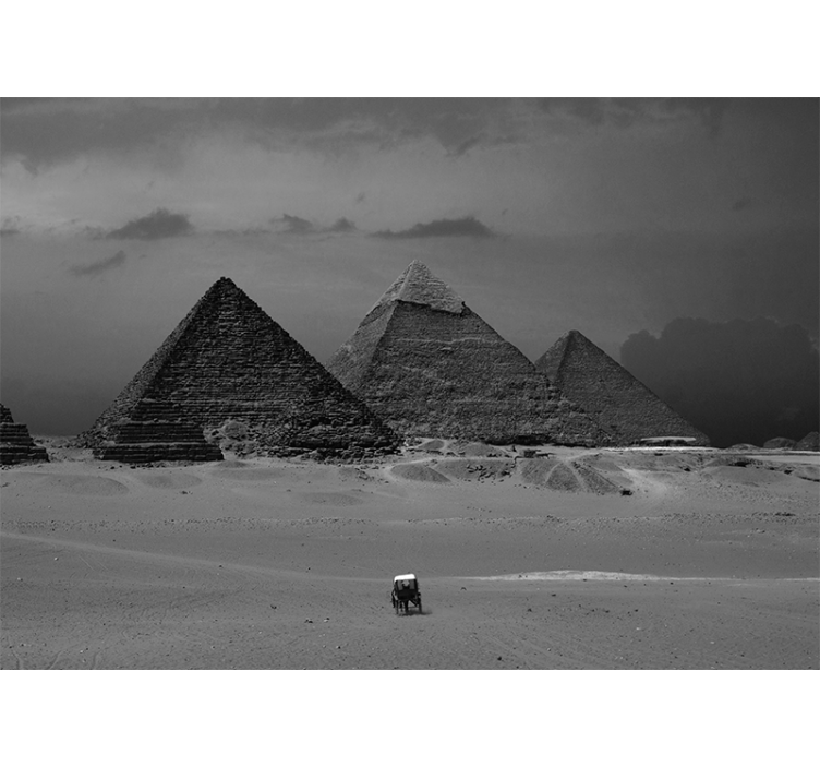 Roleta do obývacího pokoje s motivem pyramid v egyptě - TenStickers