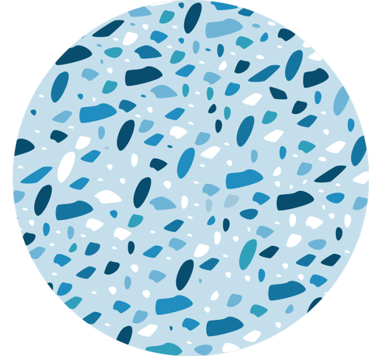 Modrá roleta s texturou modrého teraca - TenStickers