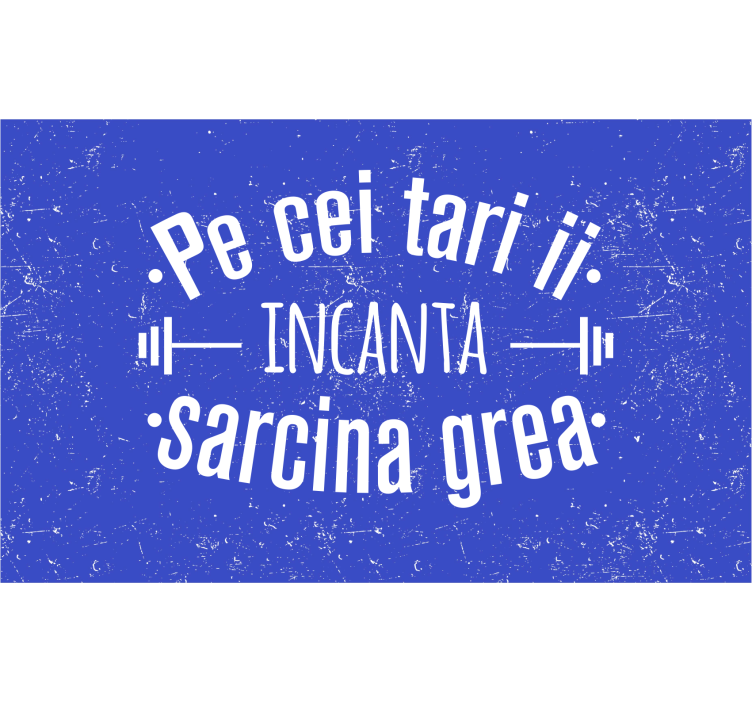 Modrá roleta pro ty, kdo zvládají těžké úkoly - TenStickers