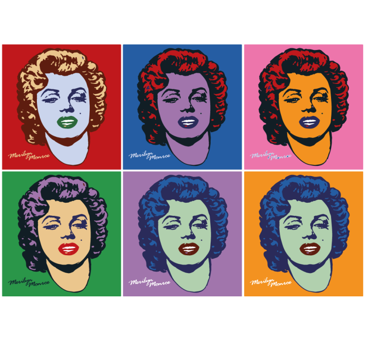 Roleta do obývacího pokoje s motivem marilyn monroe - TenStickers