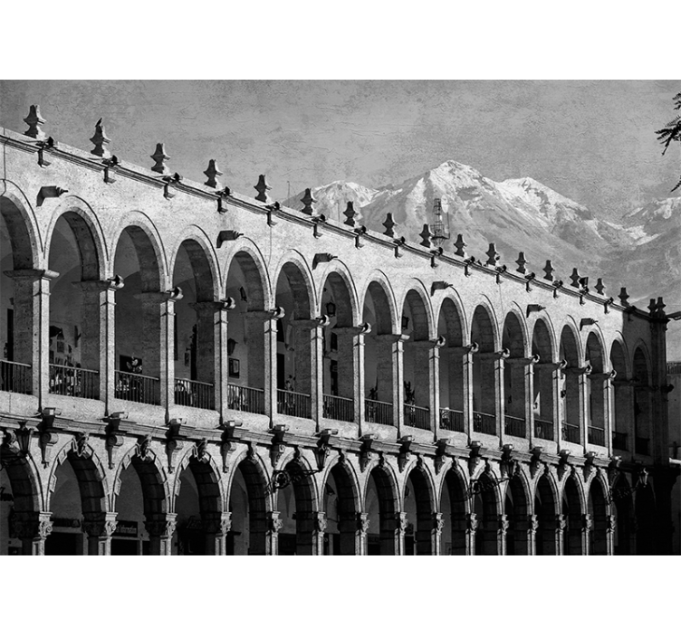 Roleta do obývacího pokoje historická arequipa - TenStickers