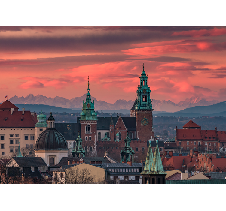 Roleta do obývacího pokoje s výhledem na tatry - TenStickers