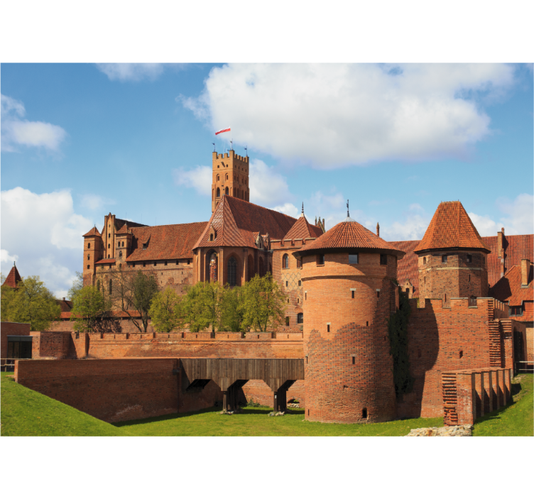 Roleta do obývacího pokoje malbork - TenStickers