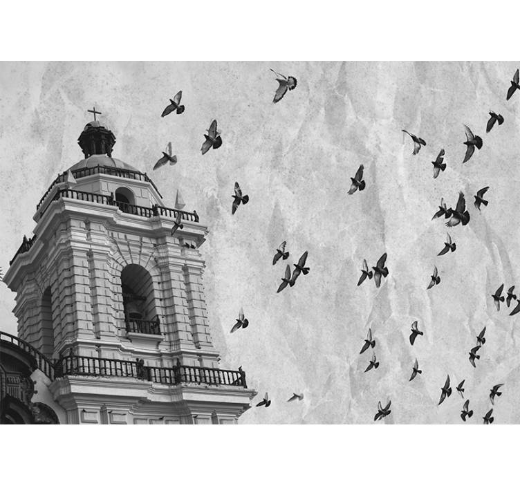 Roleta do obývacího pokoje historické centrum limy - TenStickers