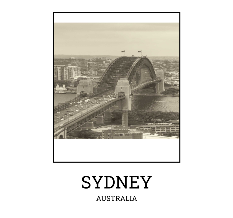 Roleta do obývacího pokoje sydney černobílá - TenStickers