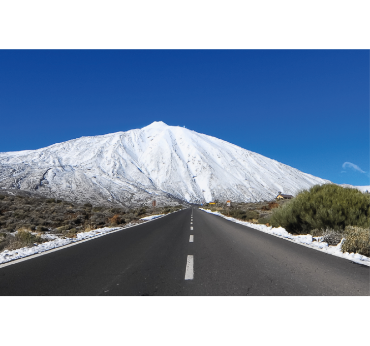 Roleta do obývacího pokoje cesta k teide - TenStickers