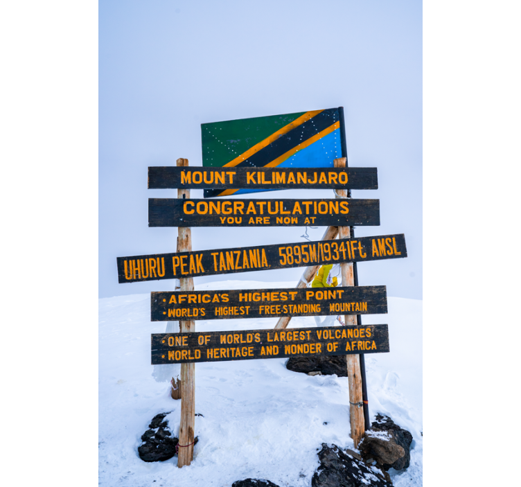 Roleta do obývacího pokoje kilimanjaro - TenStickers