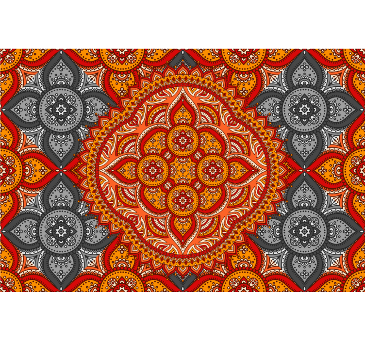 Roleta do obývacího pokoje mandala umění od henna - TenStickers