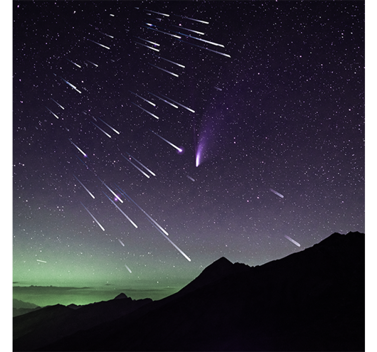 Roleta do obývacího pokoje meteorický déšť hvězd - TenStickers