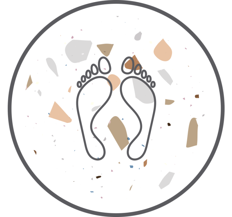 Bílá roleta s terrazzo vzorem - TenStickers