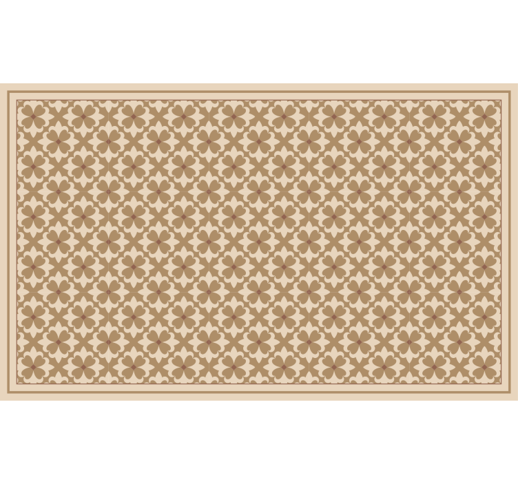Béžová roleta s vintage čtvercovým vzorem - TenStickers