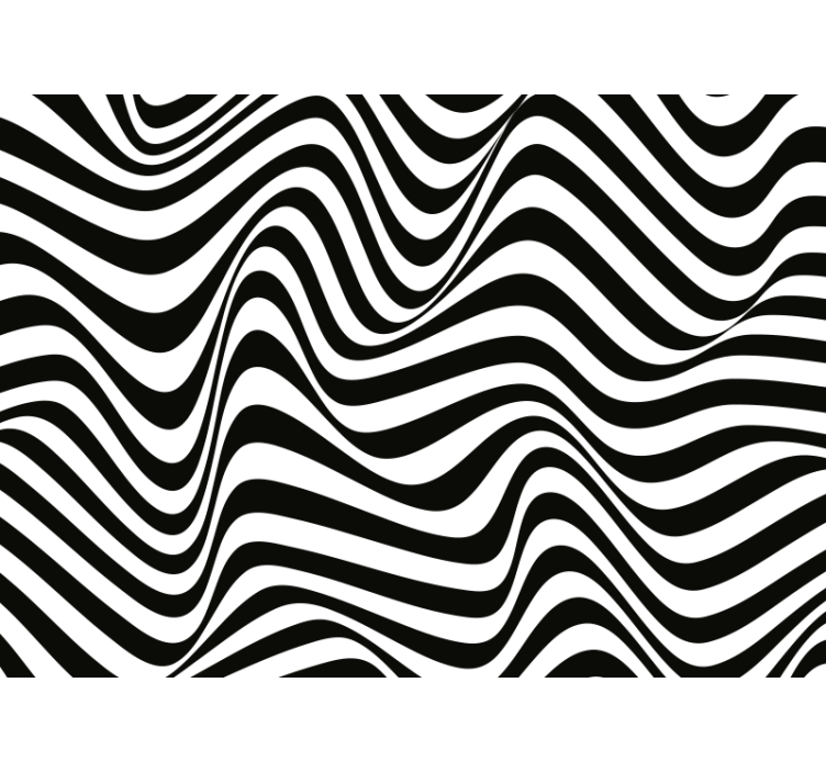 Roleta ložnice s organickými 3d pruhy - TenStickers