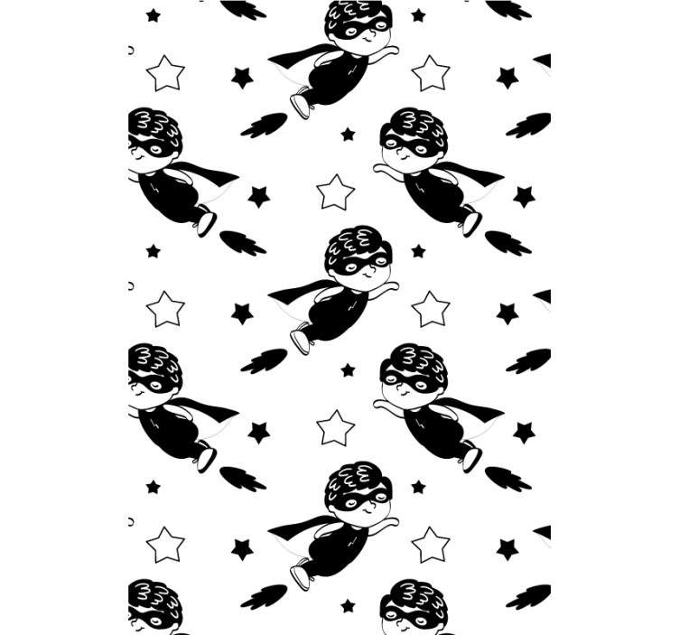 Letový vzor superhrdiny Roleta Bebé - TenStickers