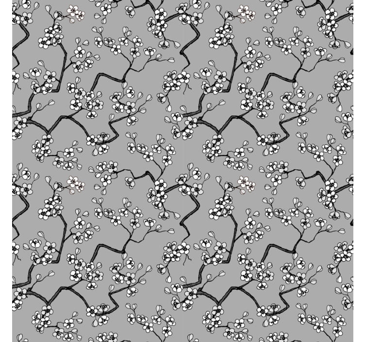 černé větve stromroleta - TenStickers