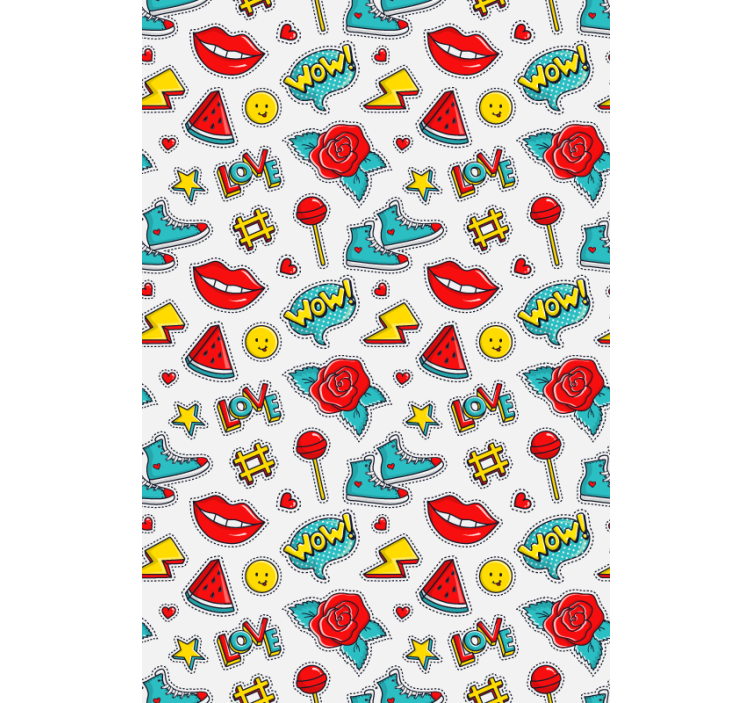 Popkulturní vzory Zábavní roleta - TenStickers