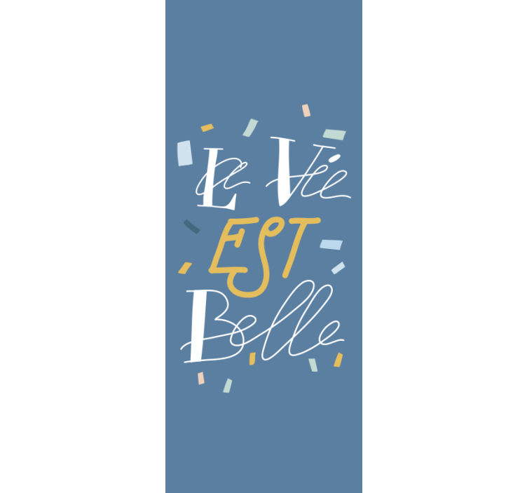 Elegantní textová ložniceroleta - TenStickers