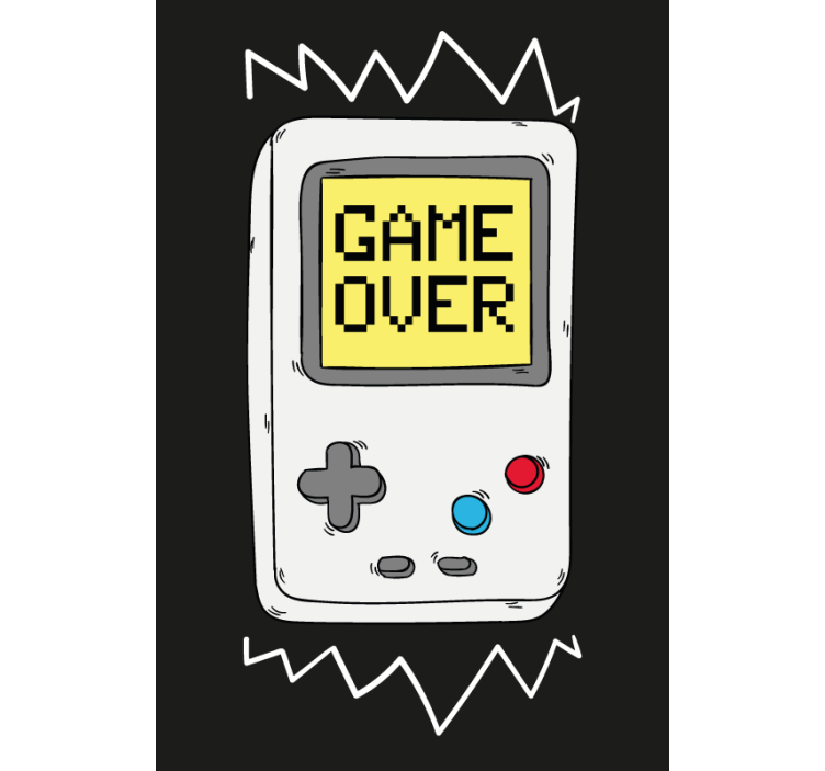 Retro konzole geek roleta - TenStickers