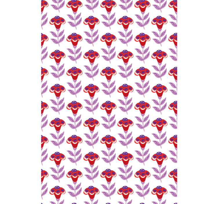 živé květinové téma Roleta Květiny a rostliny - TenStickers