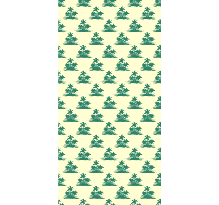 Tropické palmové siluety Roleta stromy - TenStickers