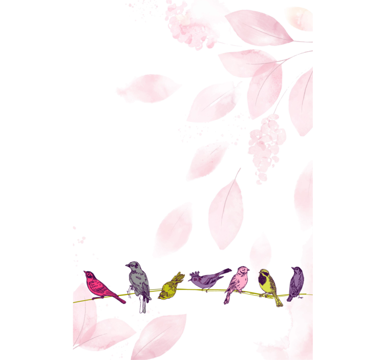 Ptáci na větvi Roleta a zvířata - TenStickers