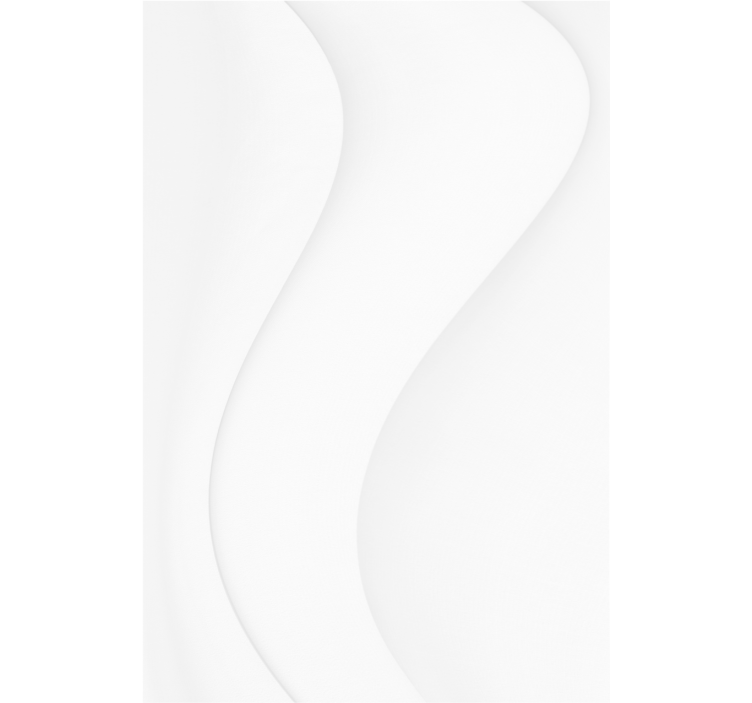 Bílá moderní tvaryroleta ložnice - TenStickers