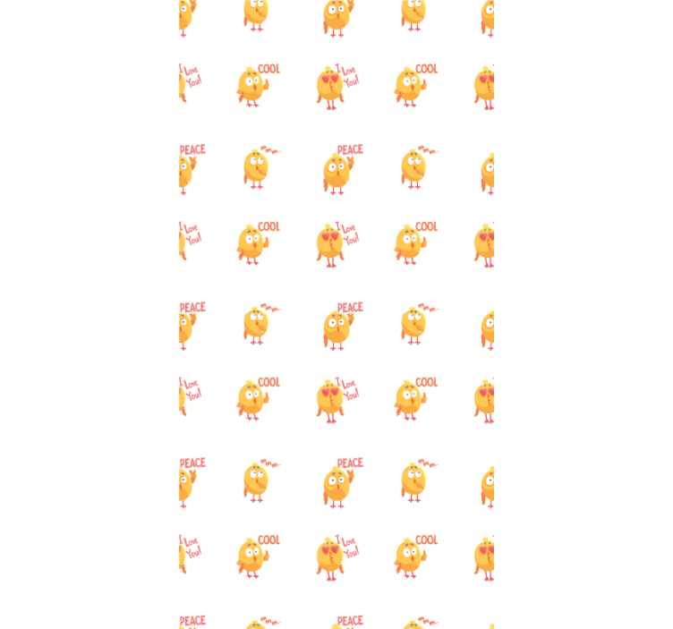 Roztomilé ptáky výrazy zvířecí roleta - TenStickers