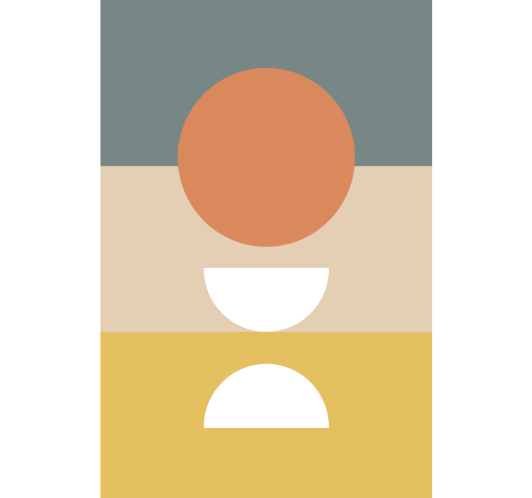 Uspořádání geometrických tvarů Moderní roleta - TenStickers