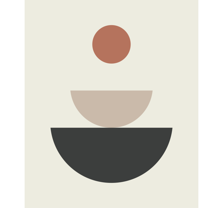 Fontána abstraktní geometrické uměníroleta obraz - TenStickers