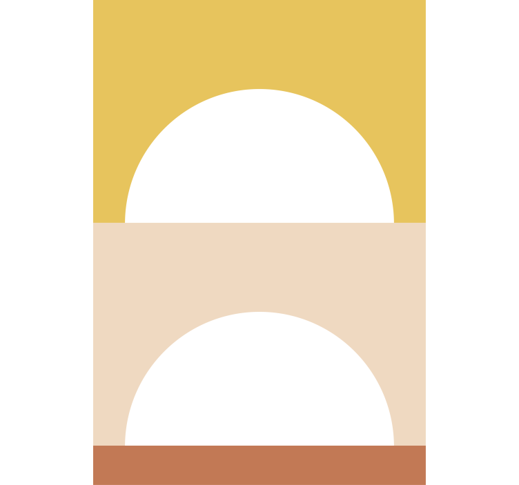 Kruhy vycházejícího slunce Moderní roleta - TenStickers