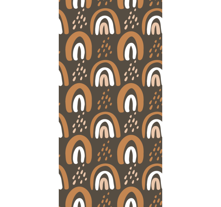 Malované zemité duhy Roleta děti - TenStickers