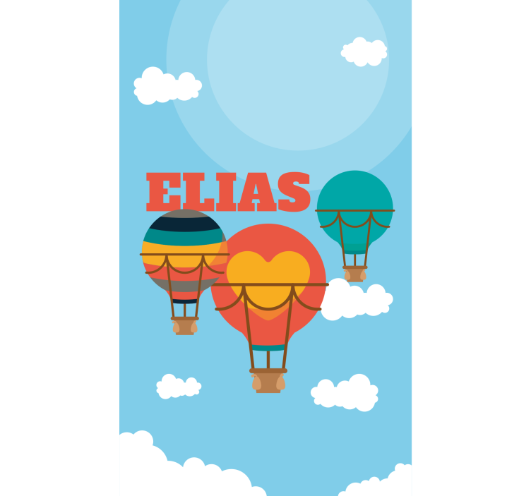 Tři barevné balónkyroleta obraz - TenStickers