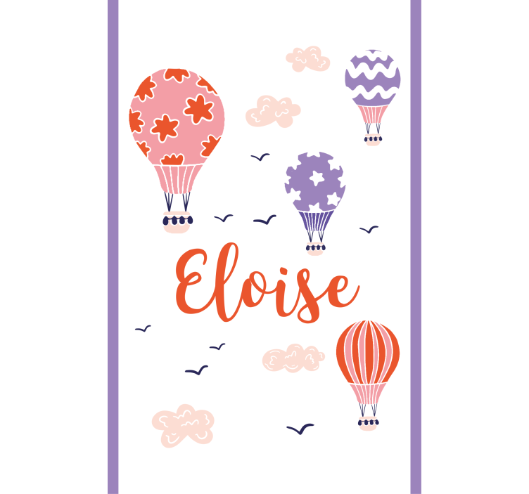 Zakázkové horkovzdušné balóny Roleta děti - TenStickers