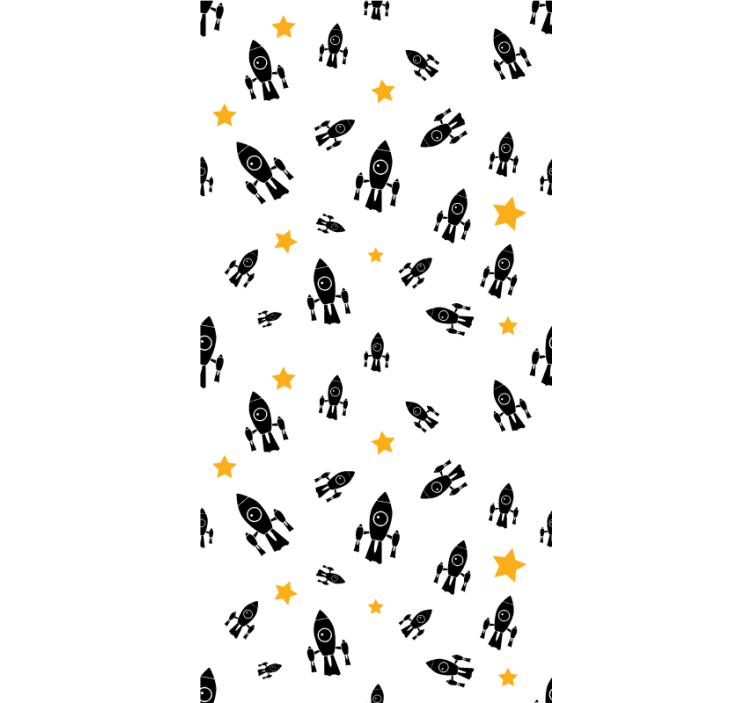 Dobrodružství raketové hvězdy Roleta Geek - TenStickers