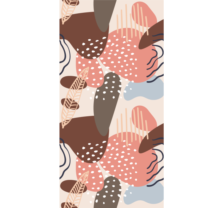 Organické vzor tvary Moderní roleta - TenStickers