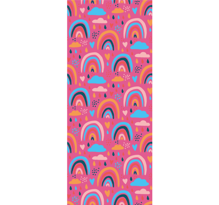 Barevný duhový vzor Roleta děti - TenStickers