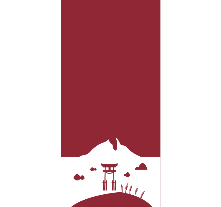 Scéna horské brány Roleta - TenStickers