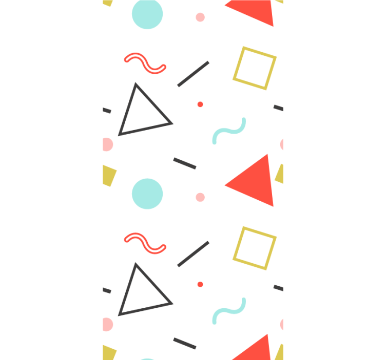 Minimalistické geometrické tvary Moderní roleta - TenStickers