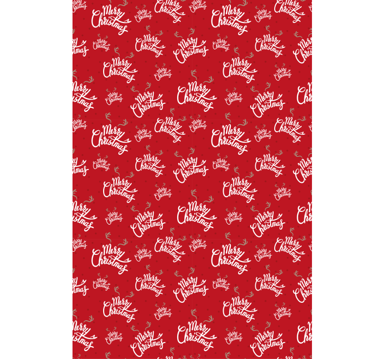 Veselé vánoční vzor Roleta s textem - TenStickers