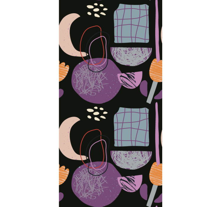 Abstraktní tvar vzor Moderní roleta - TenStickers