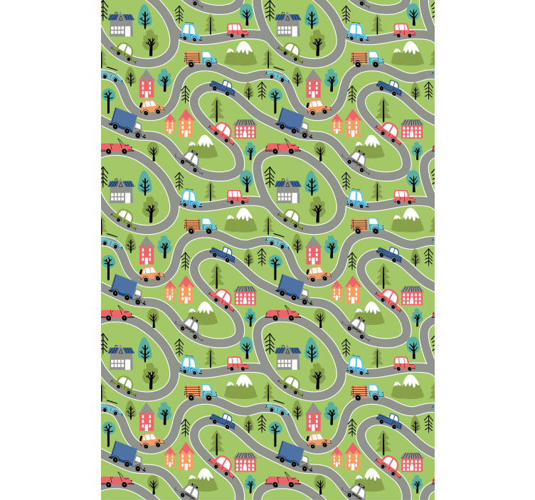 Barevné pouliční závodní vozy dětské nevidomé - TenStickers