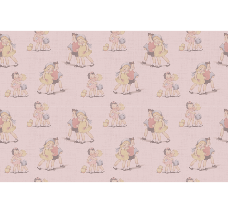 Děti si spolu hrají Originální roleta - TenStickers